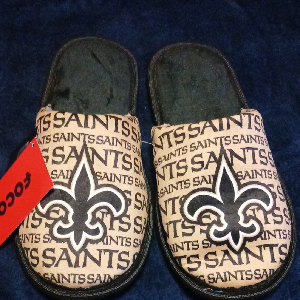Saints Logo Men's Sandals